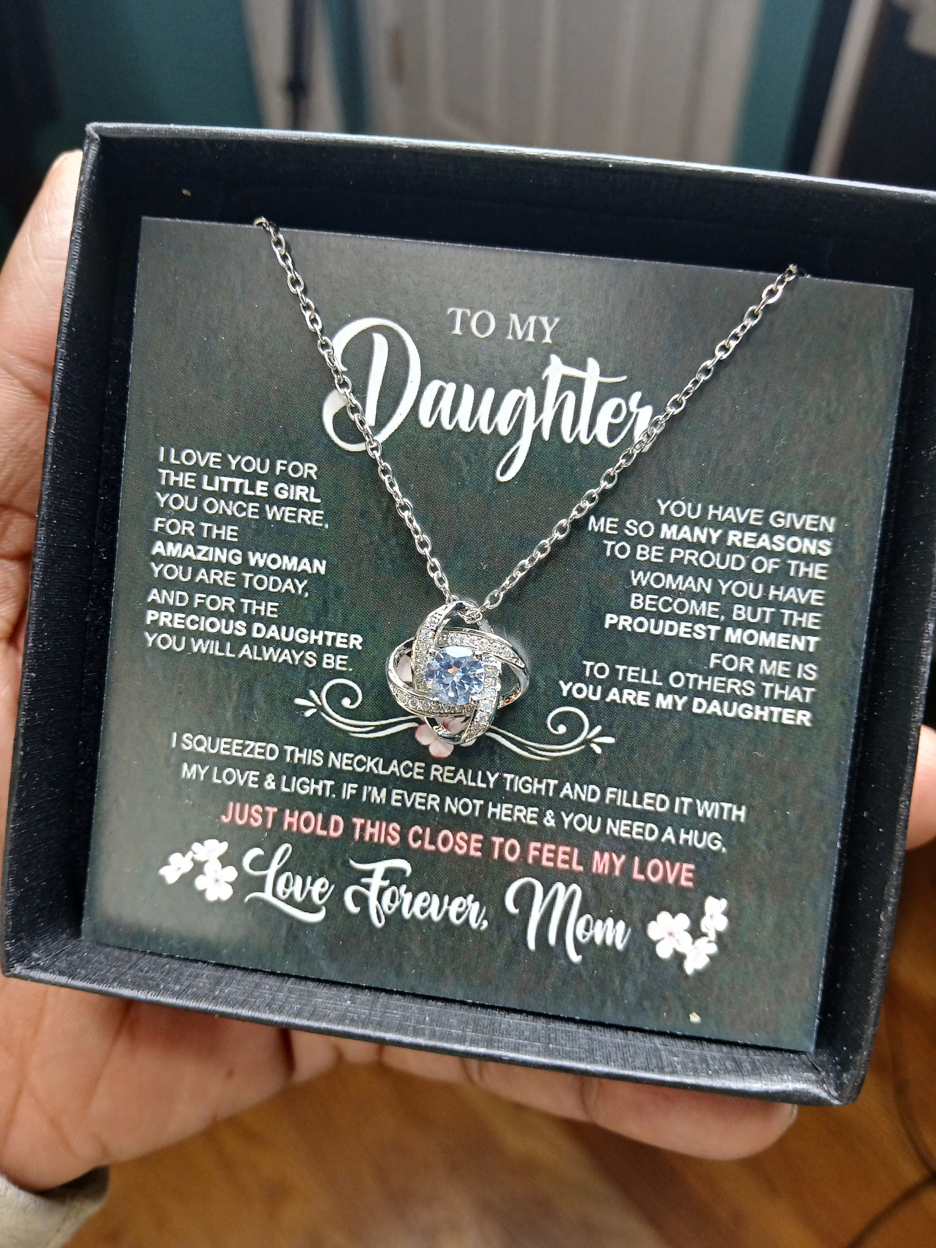 To My Daughter Love Mom