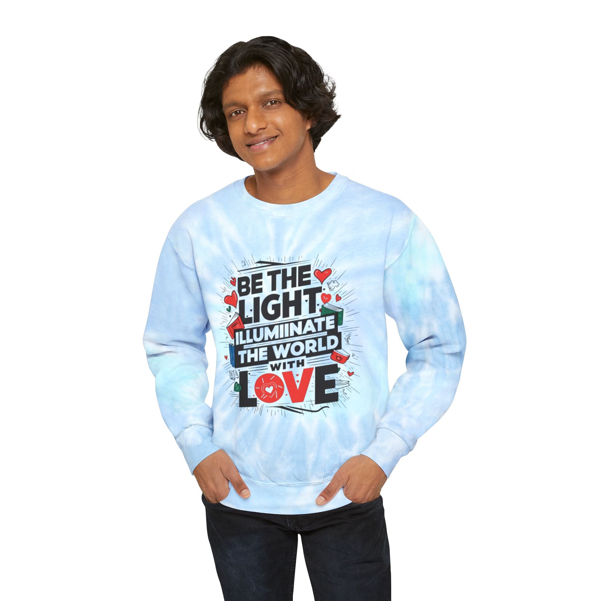 Light of The World Unisex Tie-Dye Sweatshirt