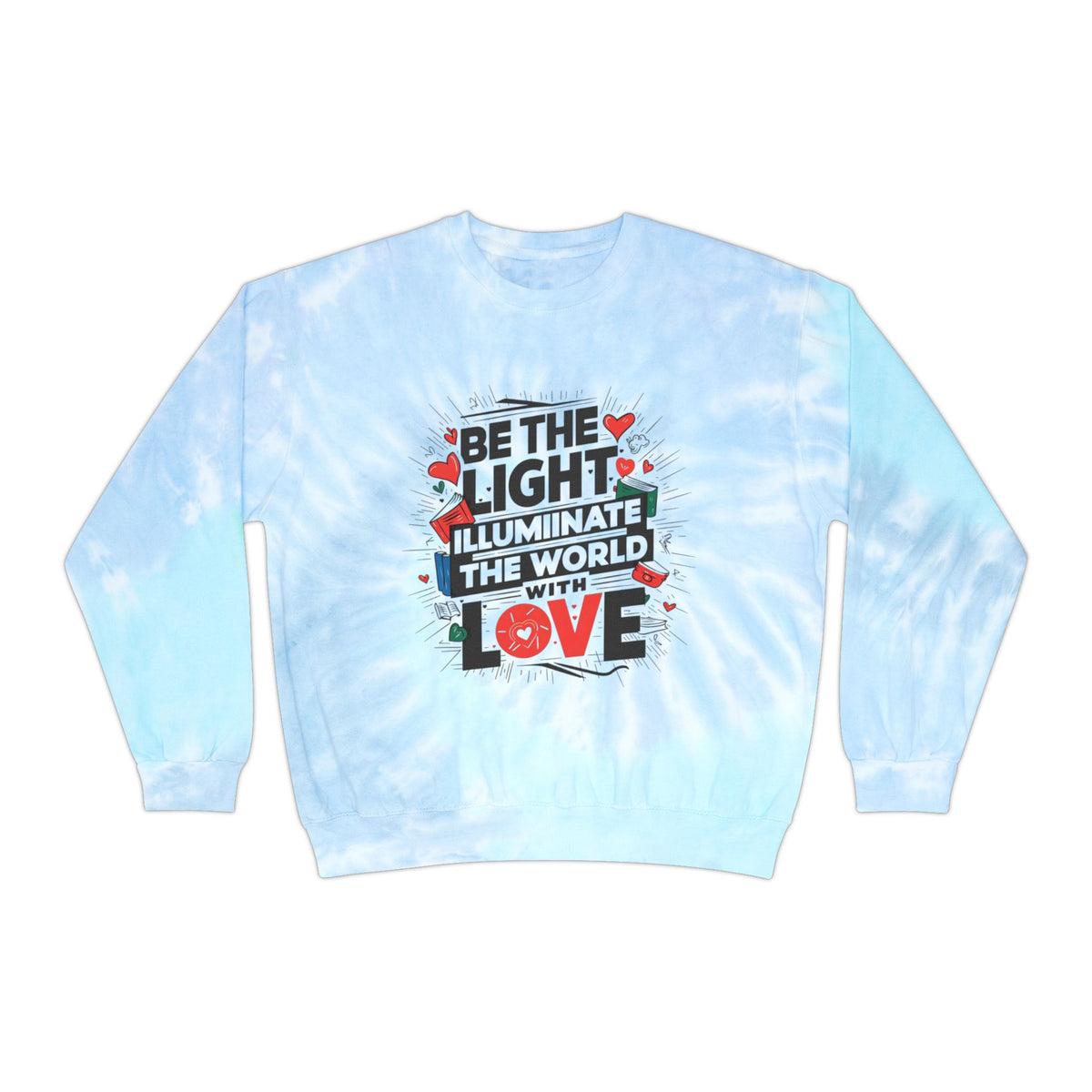 Light of The World Unisex Tie-Dye Sweatshirt