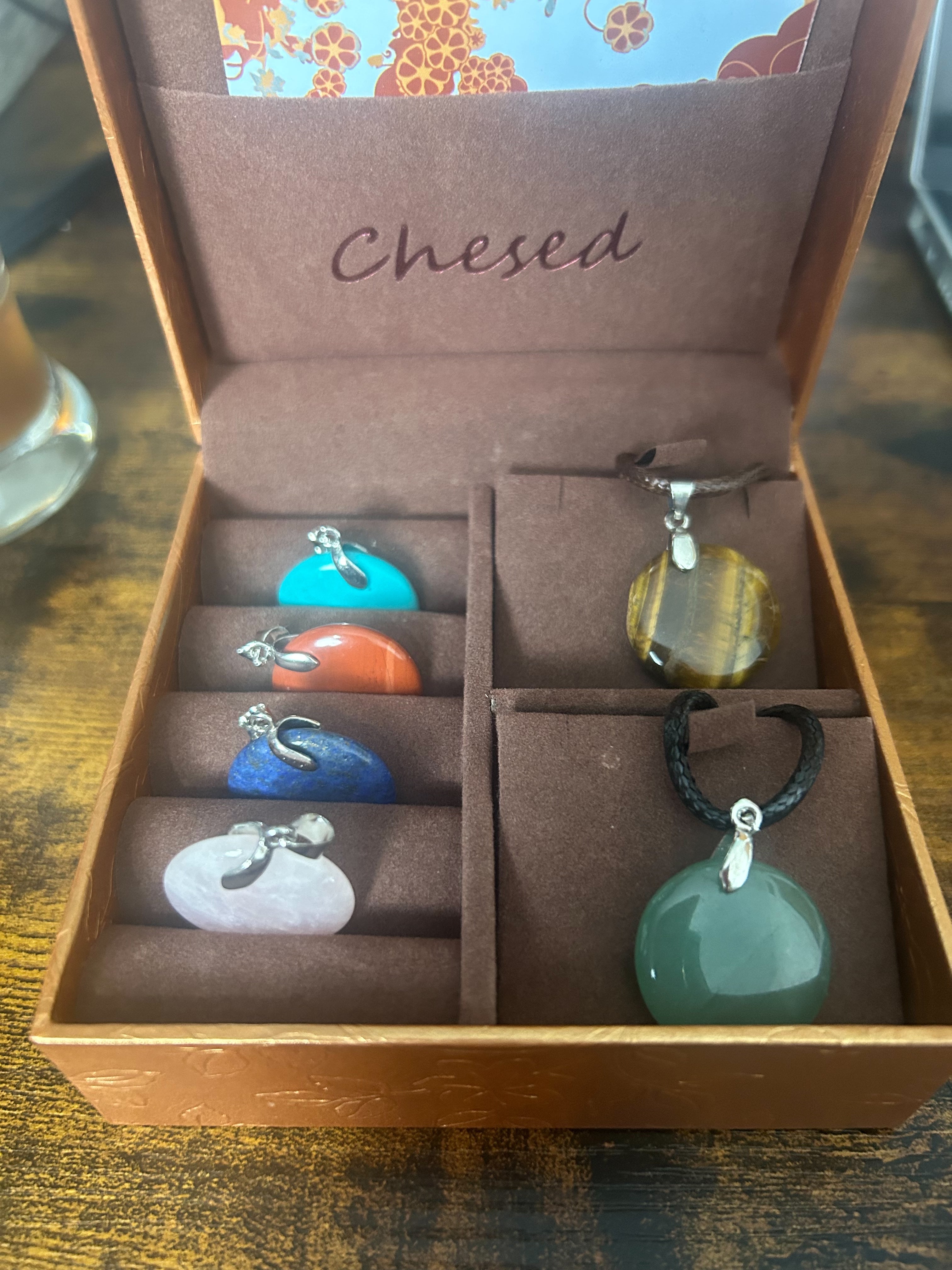 Chesed Stones and Necklace