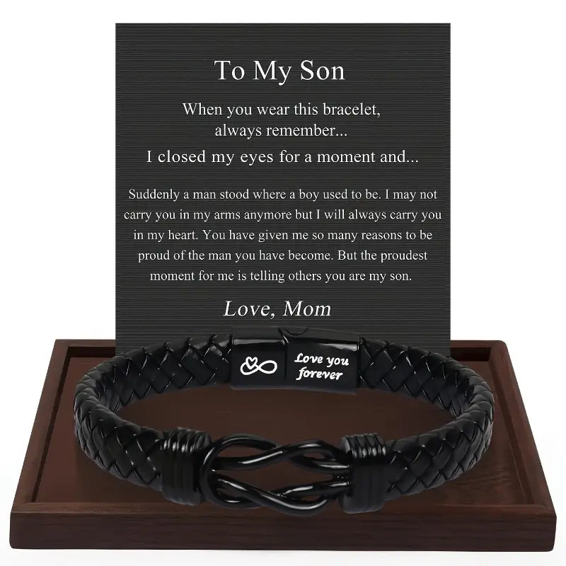 To My Son Bracelet Love Mom